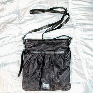 Burberry Black Plaid Crossbody Purse